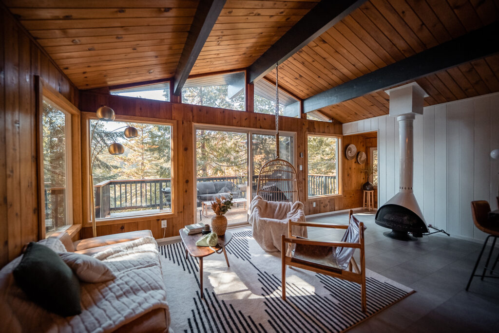 Living Area at Lightfoot Cabin