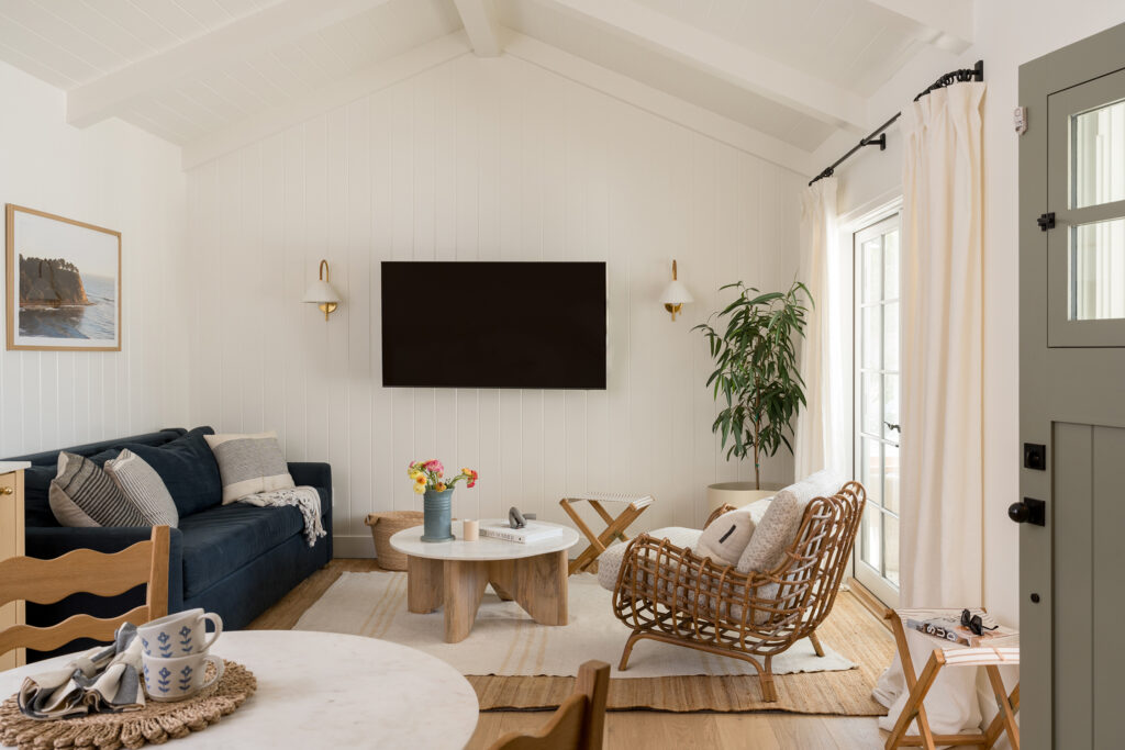 Living Area in Palos Verdes ADU by Salthouse Collective