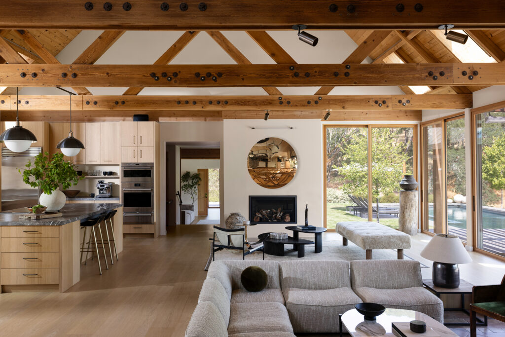 Living Area Sonoma House by Westward Atelier