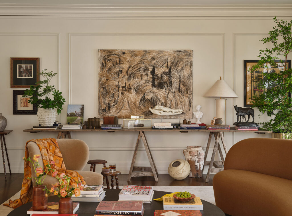 Living Room Art in Altadena House by Alex Azat