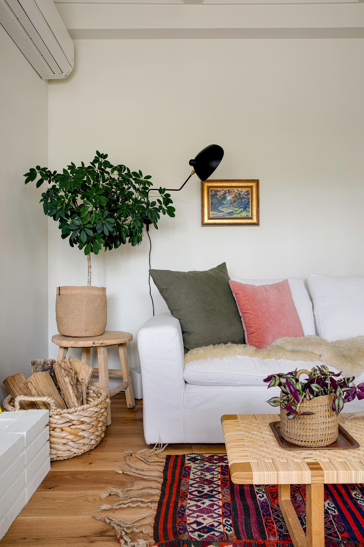 Living Room in Dana Point Beach Bungalow by Tania Cassill