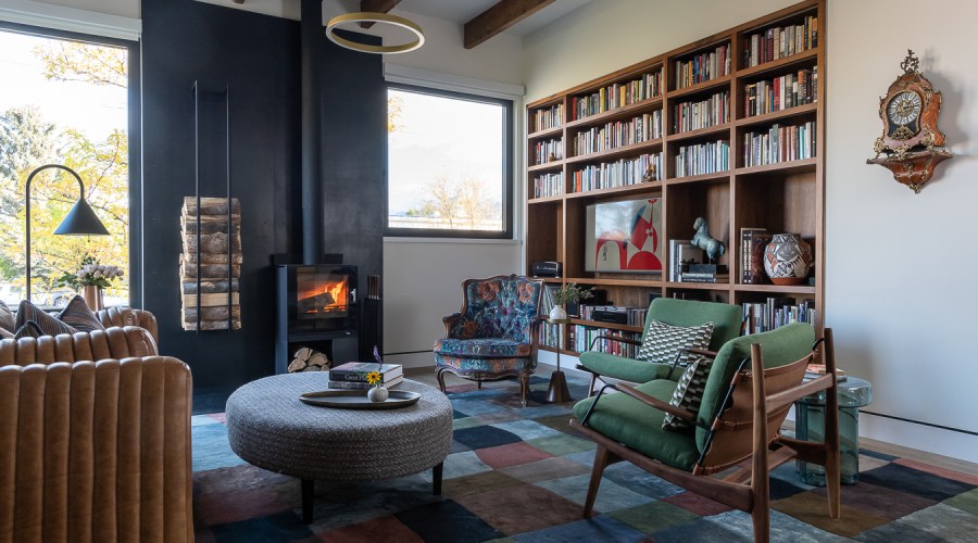 Inside a Contemporary Bozeman Home That Mixes Antiques and Modern Style