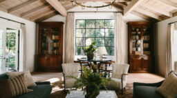 Living Room in Montecito House by Jennifer Miller Studio