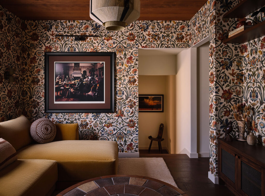 Living Room in Ojai Bungalow by Kirsten Blazek