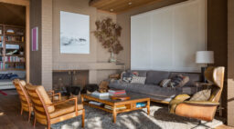 Living Room in Seattle House by Hoedemaker Pfeiffer