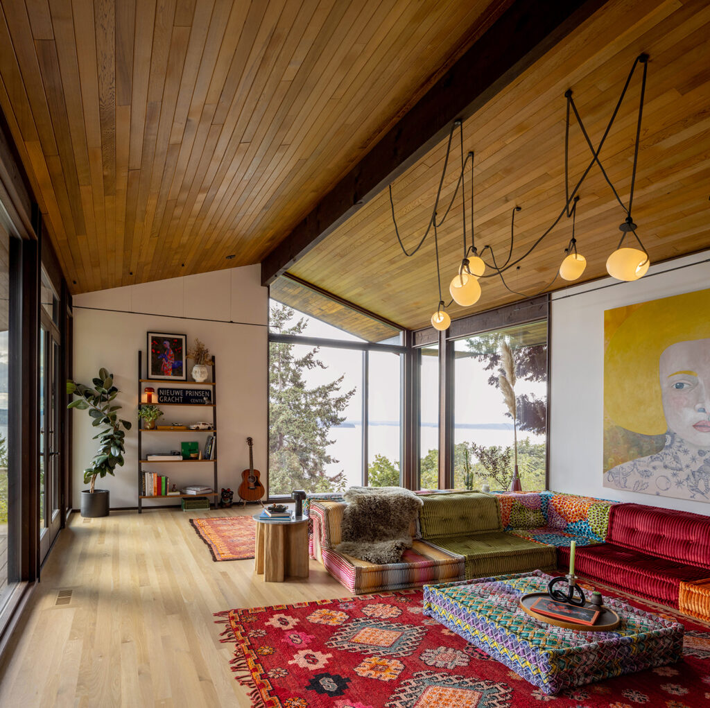 Living Room in Seattle House by SHED