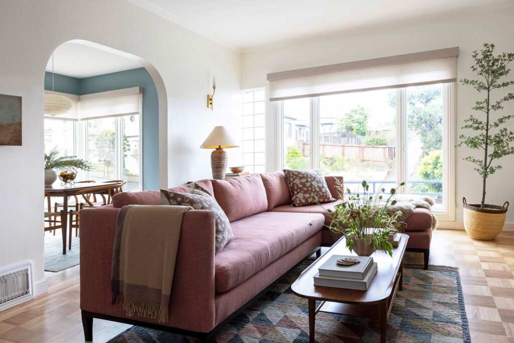 Living Room in SF House by Angela Grace Design