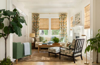 Living Room in Sherman Oaks House by Heath Interiors