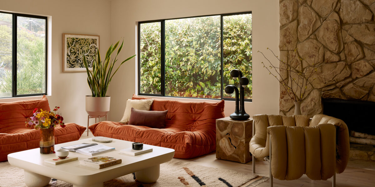 Living Room in Silver Lake House by Dacotah Studio