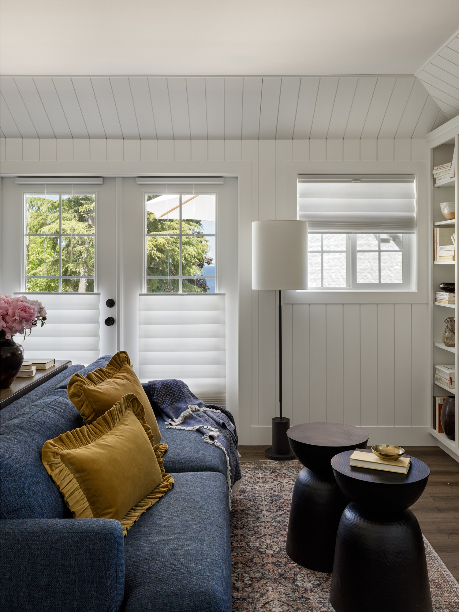Love Seat in Vashon Island Cottage by White Space Design Group