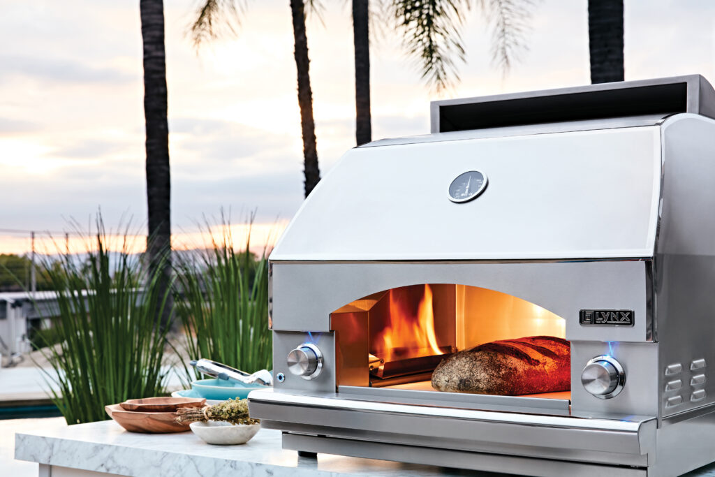 Baking Bread in an Outdoor Oven