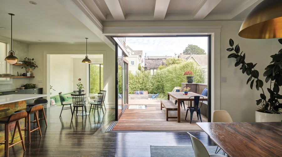 Skylights and Massive Glass Walls Transformed This Dramatic Black Home from Brooding to Bright