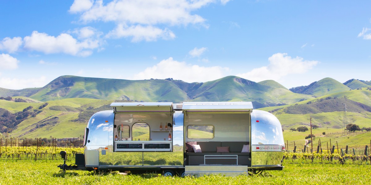 Malene Wines Airstream in Wine Country