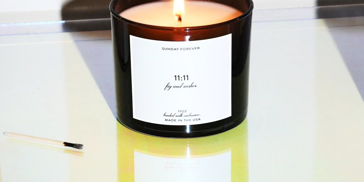 11 11 Luxury Candle with Fig and White Woods