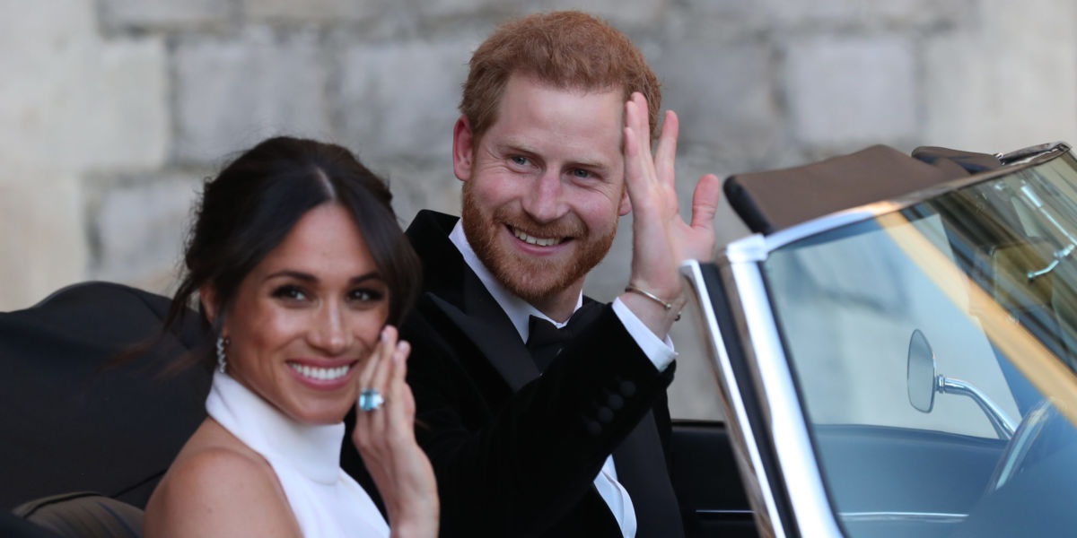 Meghan and Harry Wave Goodbye