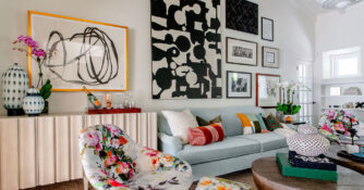 Maximalist Living Room by Van Zee Design Interiors