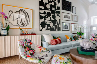 Maximalist Living Room by Van Zee Design Interiors