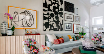 Maximalist Living Room by Van Zee Design Interiors