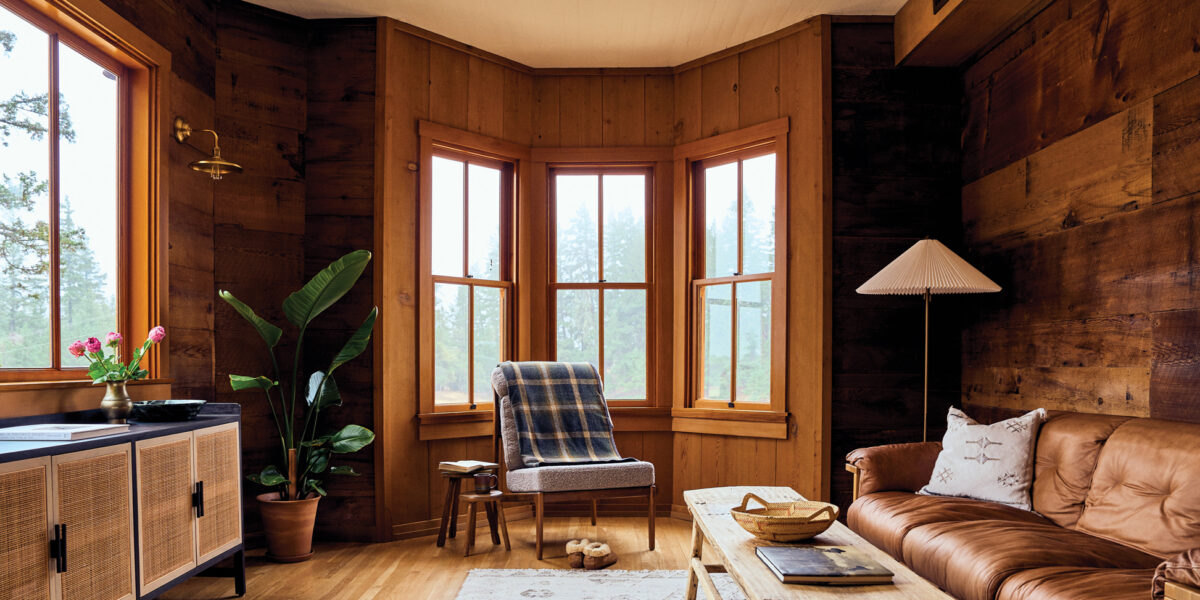 Mendocino Ranch Cabin Living Room