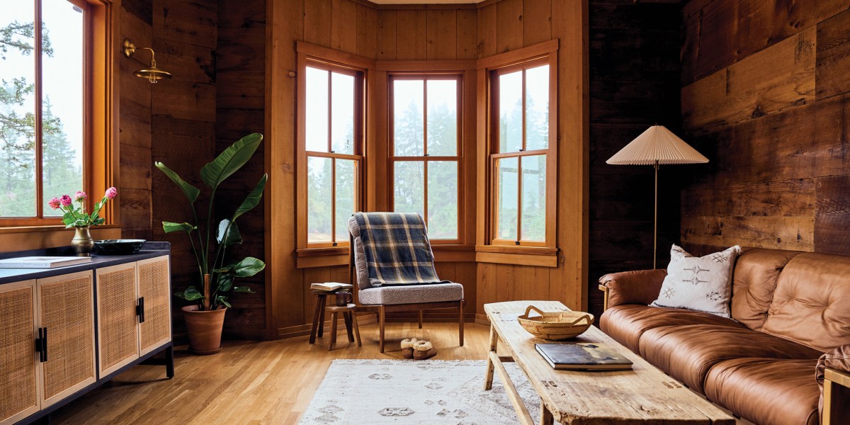 Mendocino Ranch Cabin Living Room