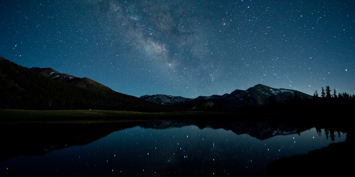 Milky Way Tuoloumne Meadows in Yosemite