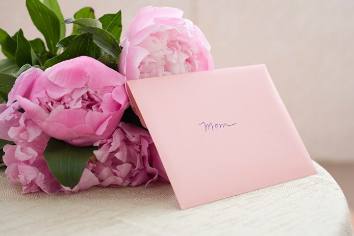 Mother's Day Flowers and Card