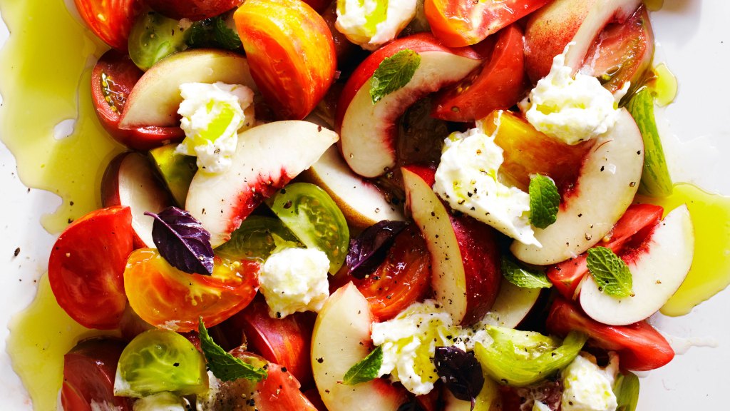 Nectarine Caprese Salad