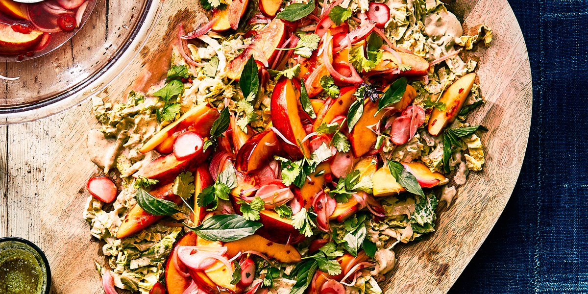 Nectarine Herb Salad