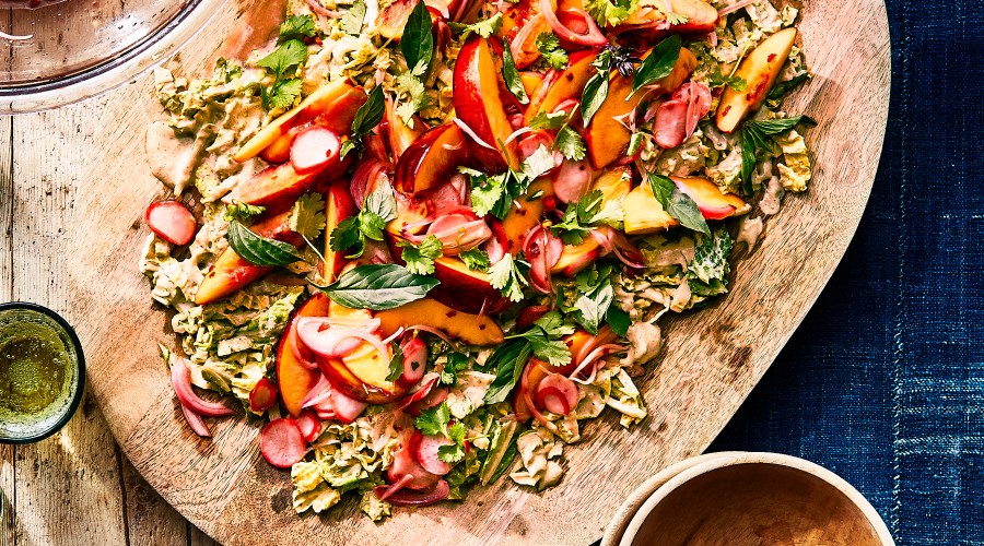 Summer Nectarine and Herb Salad