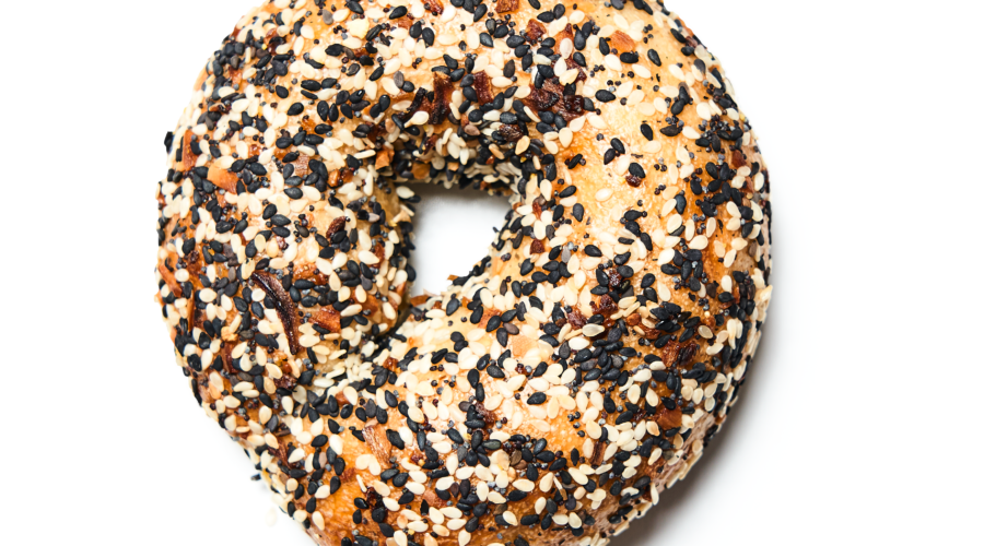 New Wave Market's Nutty Black-and-White Sesame Bagel