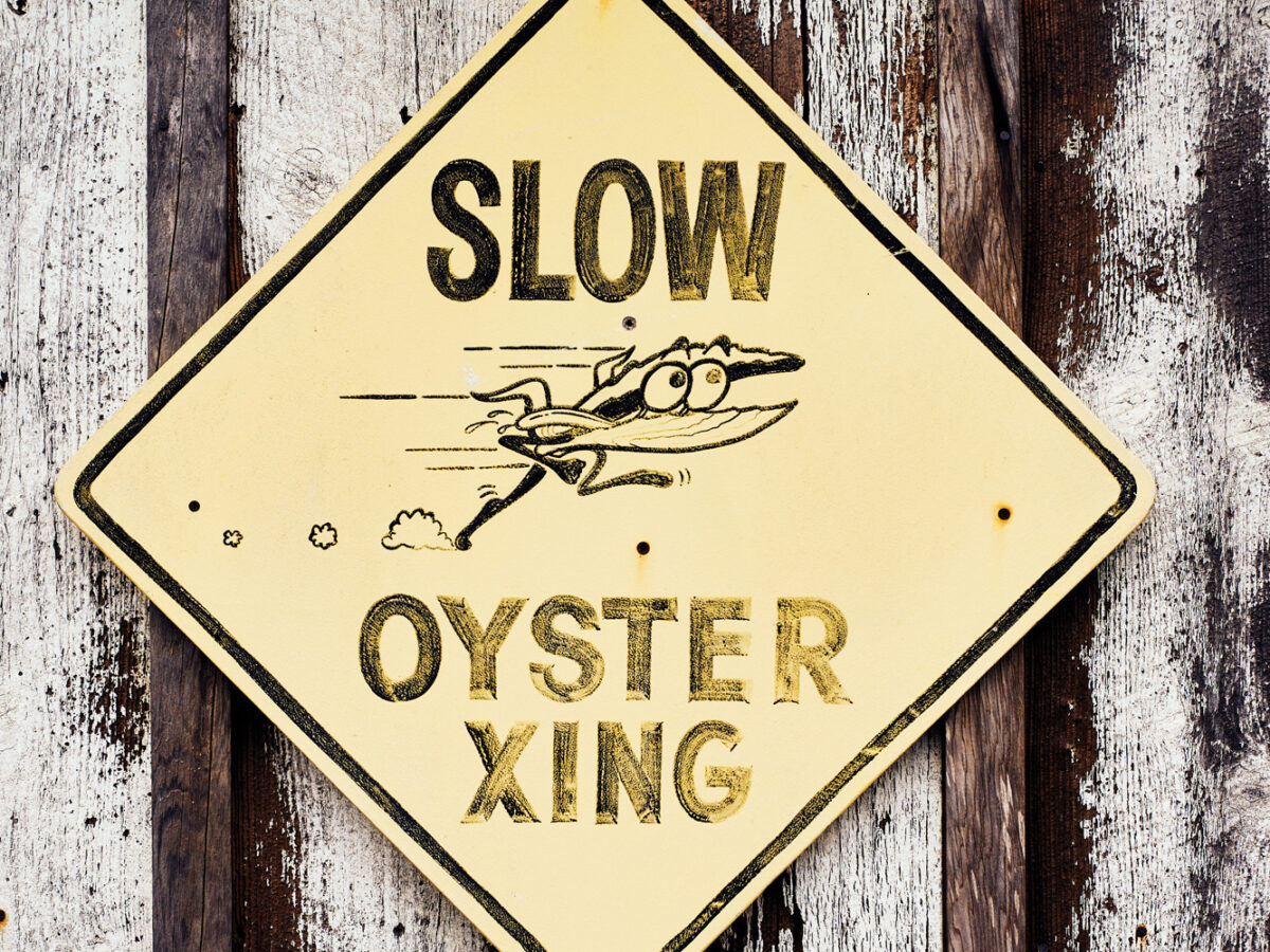 Oyster Xing Sign