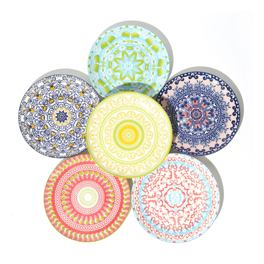 Noom and Moon Elena Painterly Dinner Plates