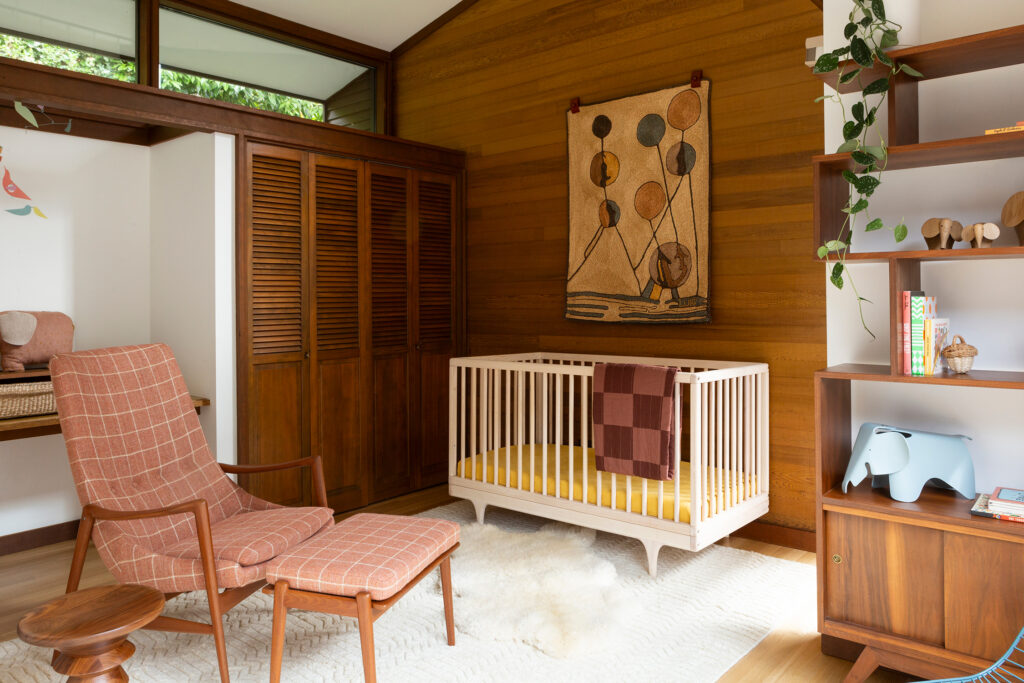 Nursery in Mid-Century Seattle House by Erin King