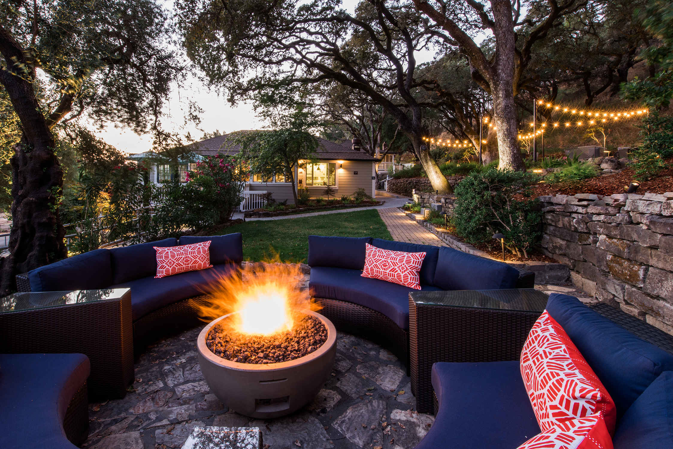 Olea Hotel Fire Pit