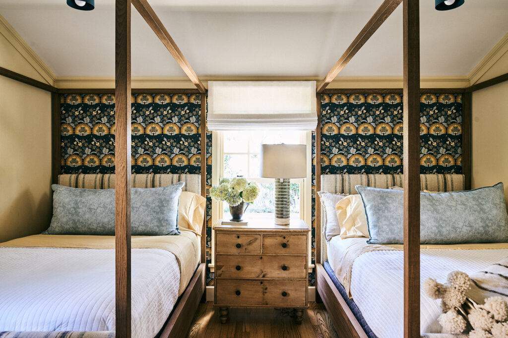 Bedroom in Orange County Cottage by Denise Morrison