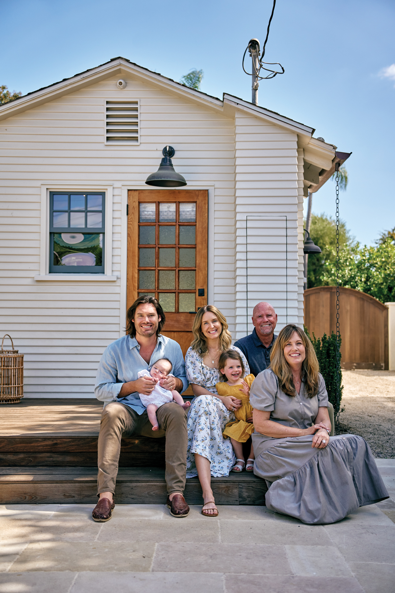 Morrison Family at Orange County Cottage by Denise Morrison