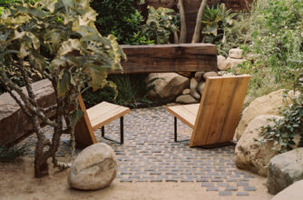 ORCA Adirondack Chairs in a Backyard