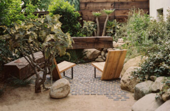 ORCA Adirondack Chairs in a Backyard