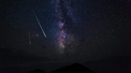 Shooting Stars and Milky Way