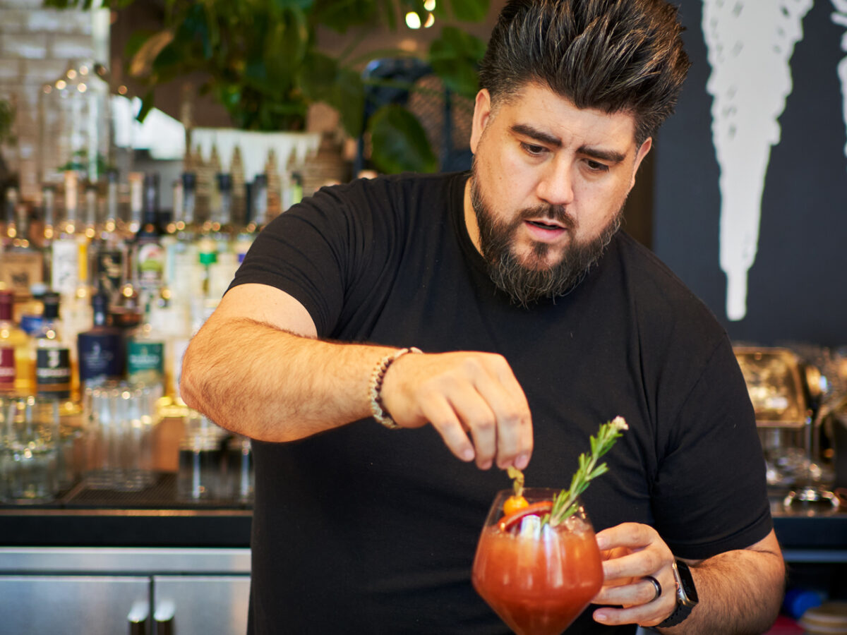 Paul Iglesias Cocktail Making