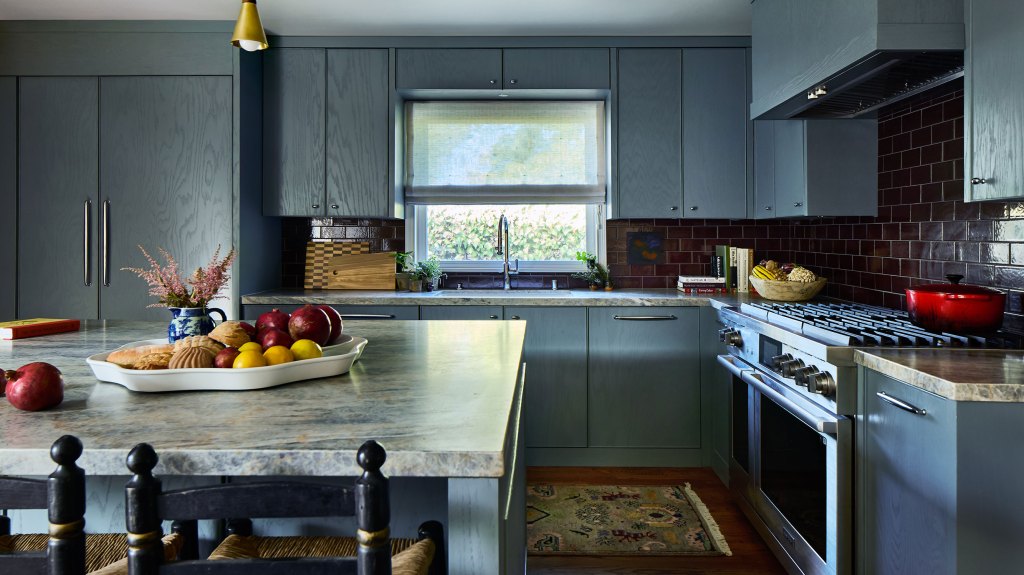 A Tight, Dated Kitchen Was Creatively Reimagined for a Family of 6