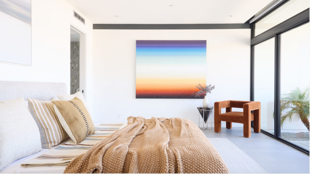 Palm Springs Primary Bedroom with Pendleton Pillow Sham