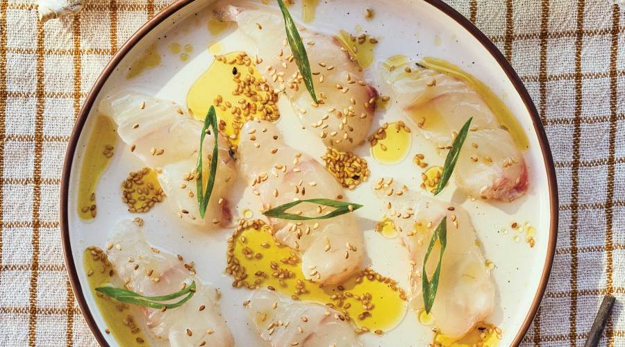 Crudo e Nudo Halibut