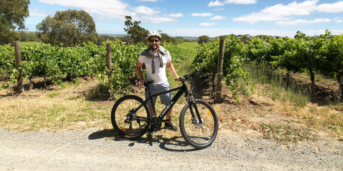 Eric Rosen in a Vineyard