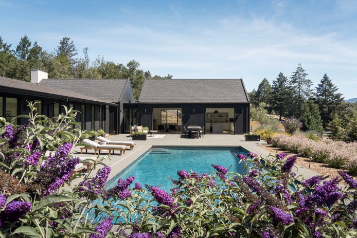 Pool in Sonoma House by Lucy McLintic