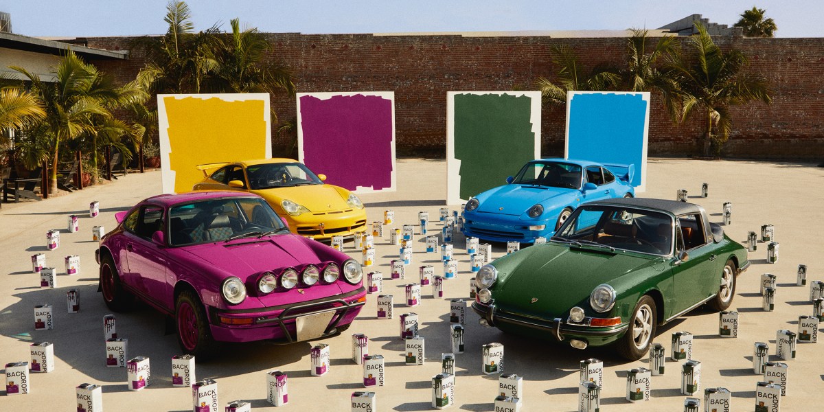 Porsche Backdrop Paints
