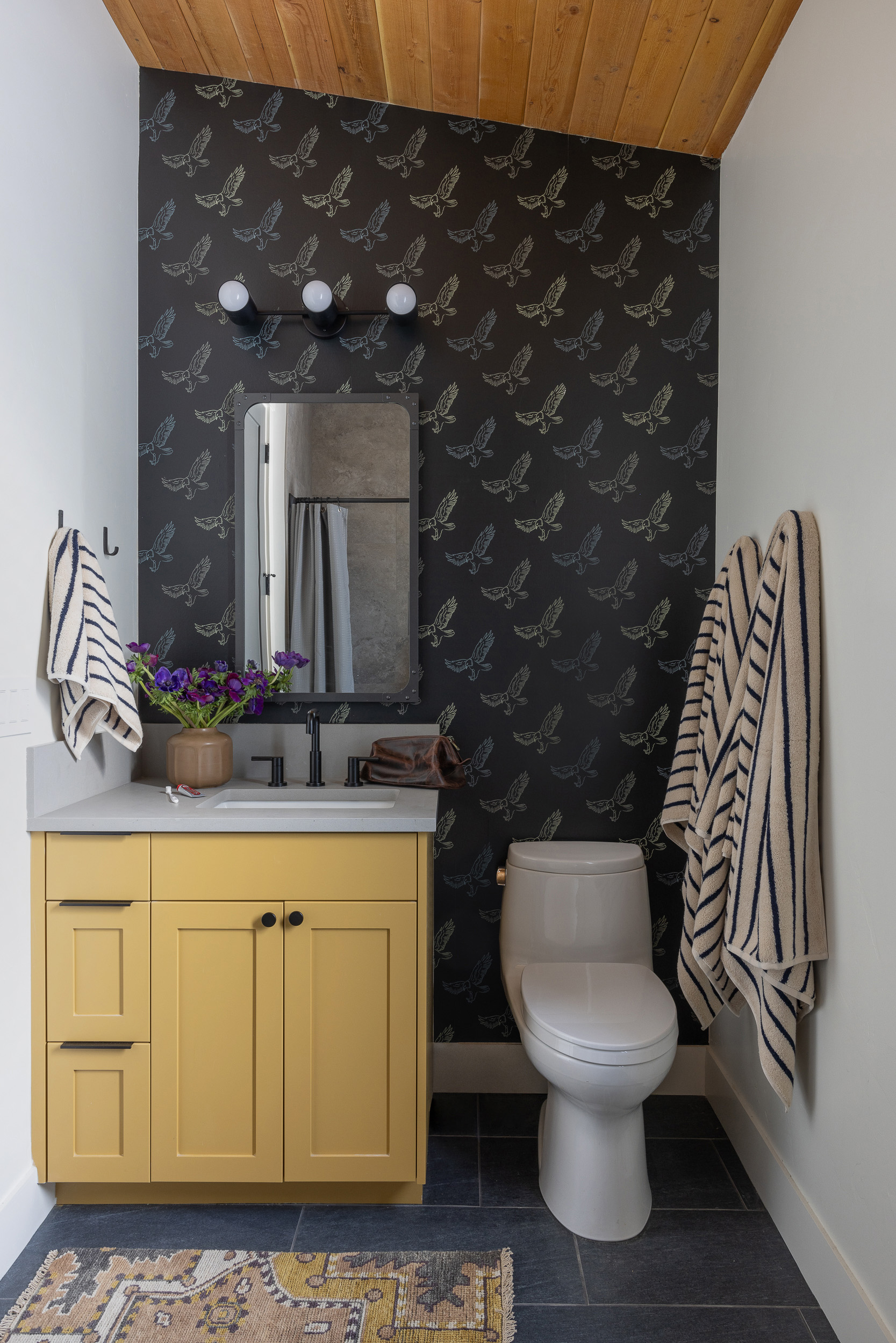 Powder Room in Black Butte Ranch House by Cloud Houz