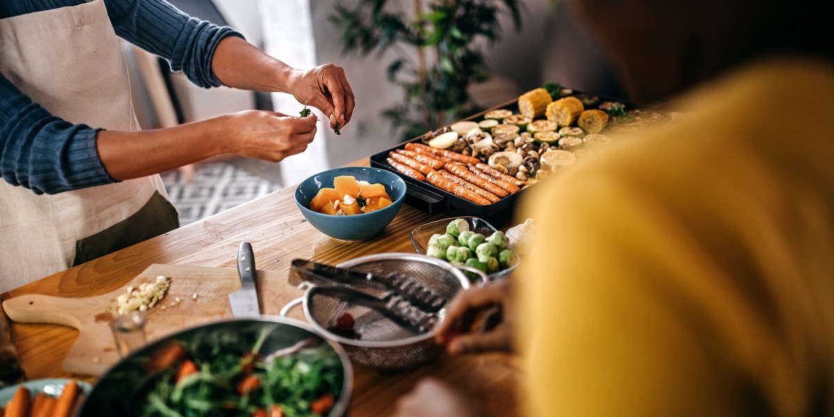 Prepping Thanksgiving Meal