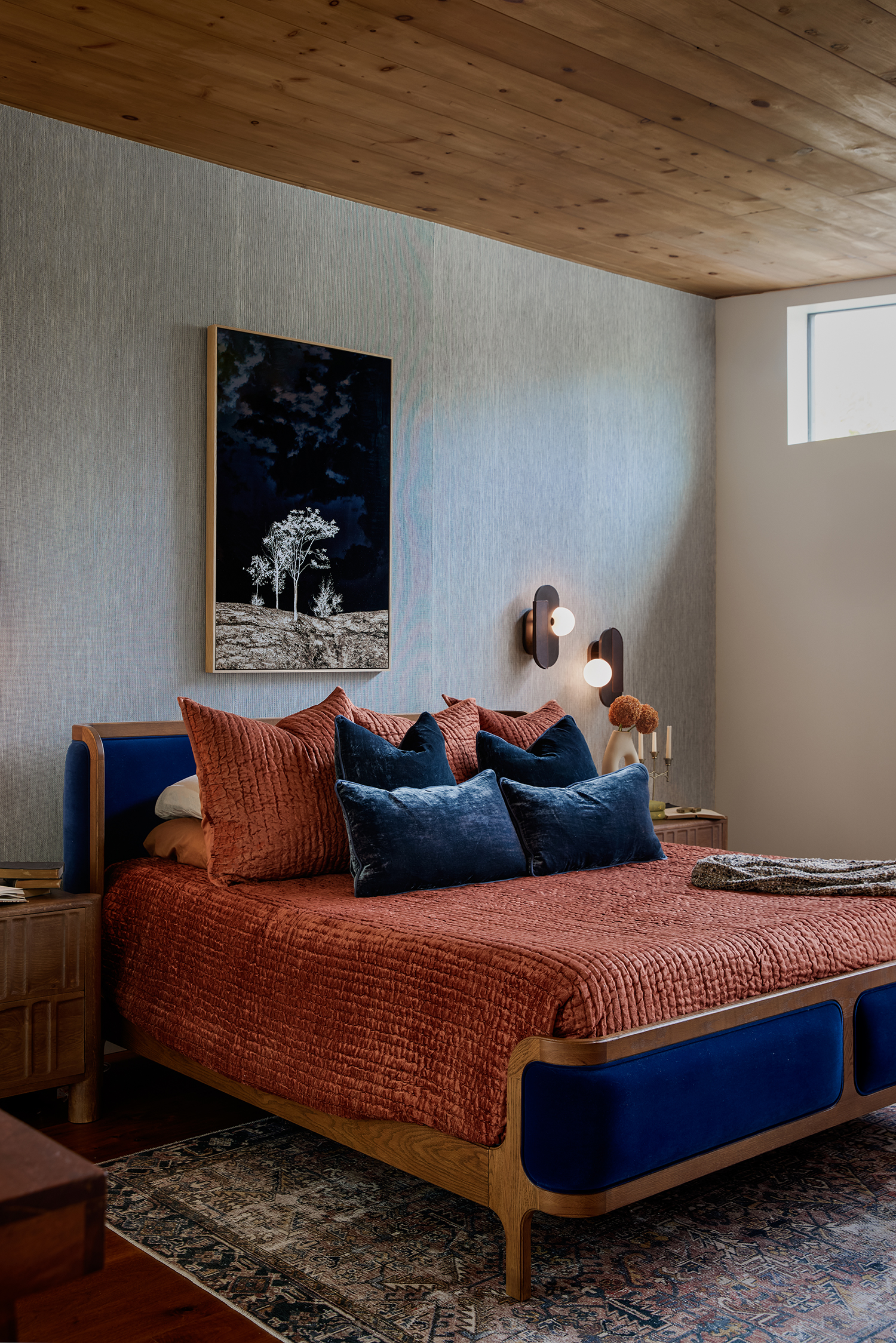 Primary Bedroom Mid-Century El Segundo House by Vitale Design Group