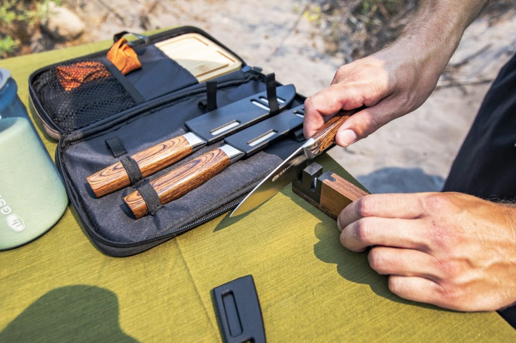 rakau knife set with sharpener